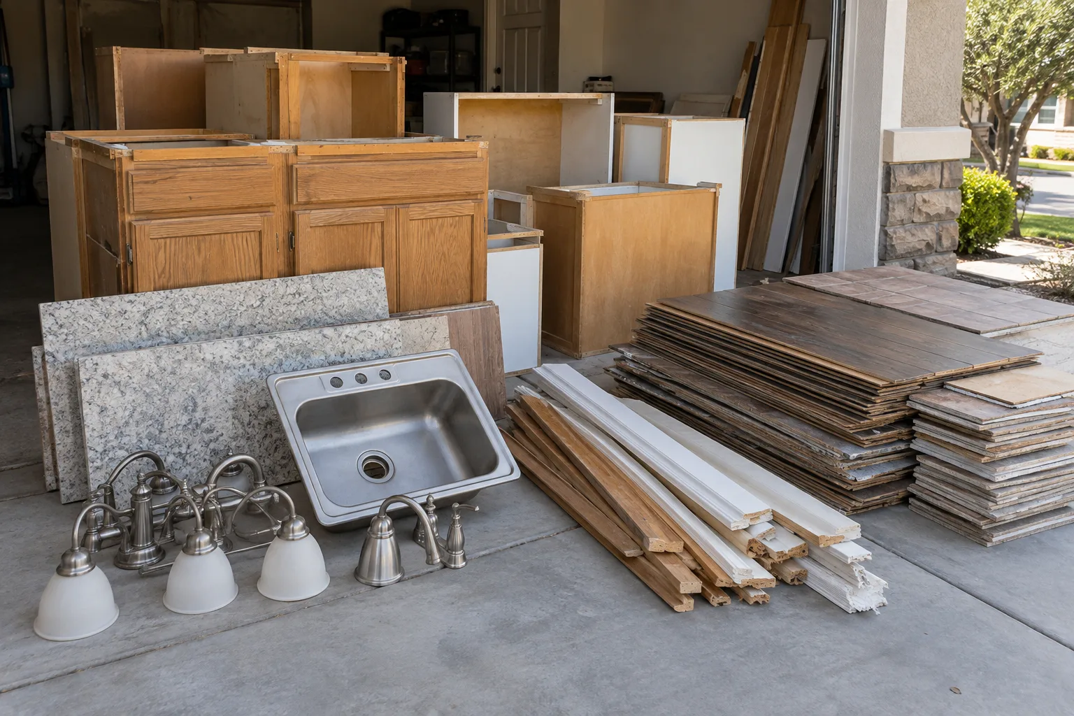 Post-tear-out load-out prepared for pickup